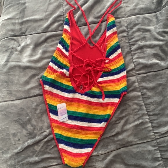 Rouge/multi colour swimwear - Picture 2 of 4